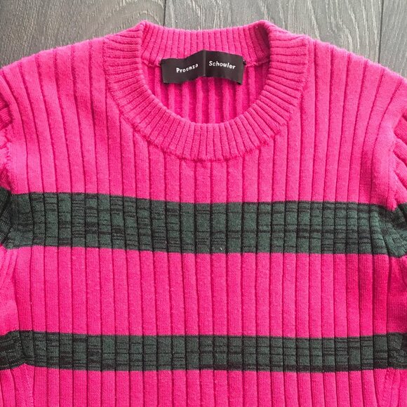 Proenza Schouler Striple Knit Long-Sleeve Dress - Picture 5 of 5